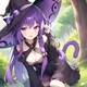 Wizard cat girl