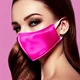 Pink facemask