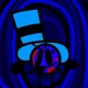 Blue top hat