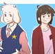 Asriel and Chara