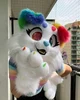 Rainbow cuddly pubby