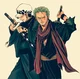 Knight Zoro and Law