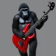 Bass enjoyer gorilla