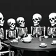 Tea skeletons 