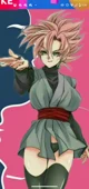 Female Goku black