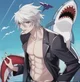 Hot shark man
