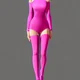 Pink body suit