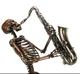 Skeleton  Saxophone