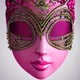 wierd pink mask