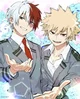 todoroki and Bakugo 