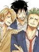 Zoro Luffy and Sanji