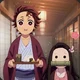 Nezuko and Tanjiro 