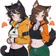 Catgirl and Doggirl
