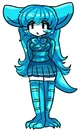 Cyan turned human