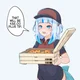 Pizza Girl Gura