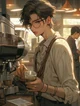 Cute Cafe Guy