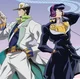 Jotaro and Josuke