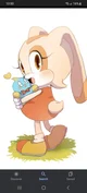 Cream the rabbit