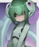 Cute alien girl