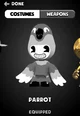Bendy Parrot
