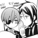 Sebastian and ciel