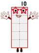 10 Numberblocks