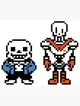 Sans and papyrus