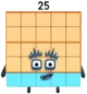 25 Numberblocks