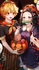 Nezuko and Zenitsu