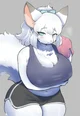 Giantess cow