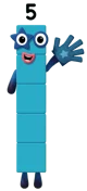 5 Numberblocks