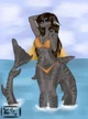 Emile the shark girl