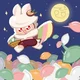 Moon Rabbit Cookie