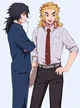 Rengoku and giyuu