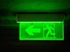 Green exit sign