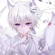 White kitsune