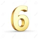 The number 6