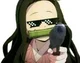 Nezuko with a gun