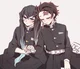 Tanjiro e Tokito 