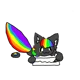 Rainbow fox
