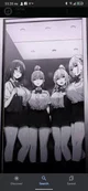Girls in a elevator