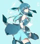 Human Glaceon