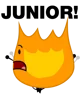 Firey JuniorText BFB