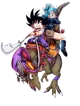 OG Goku and Bulma