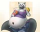Fat raccoon
