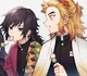 Rengoku and Giyuu