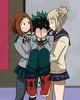 toga deku and ochako