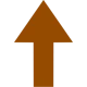 Brown arrow
