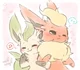 Leafeon x Flareon
