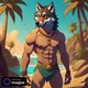 Buff wolf